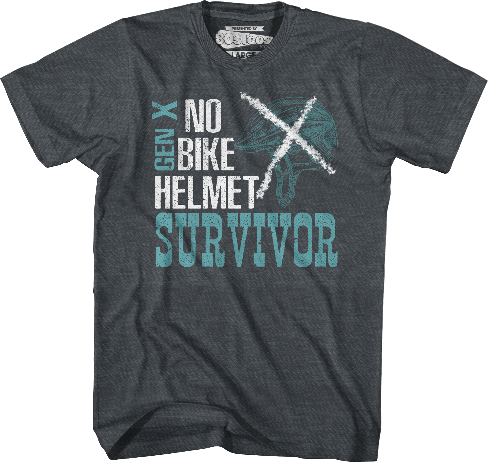 No Bike Helmet Survivor T-Shirt Hoodie, Sweatshirt | CiraTrend.com (Image 4)