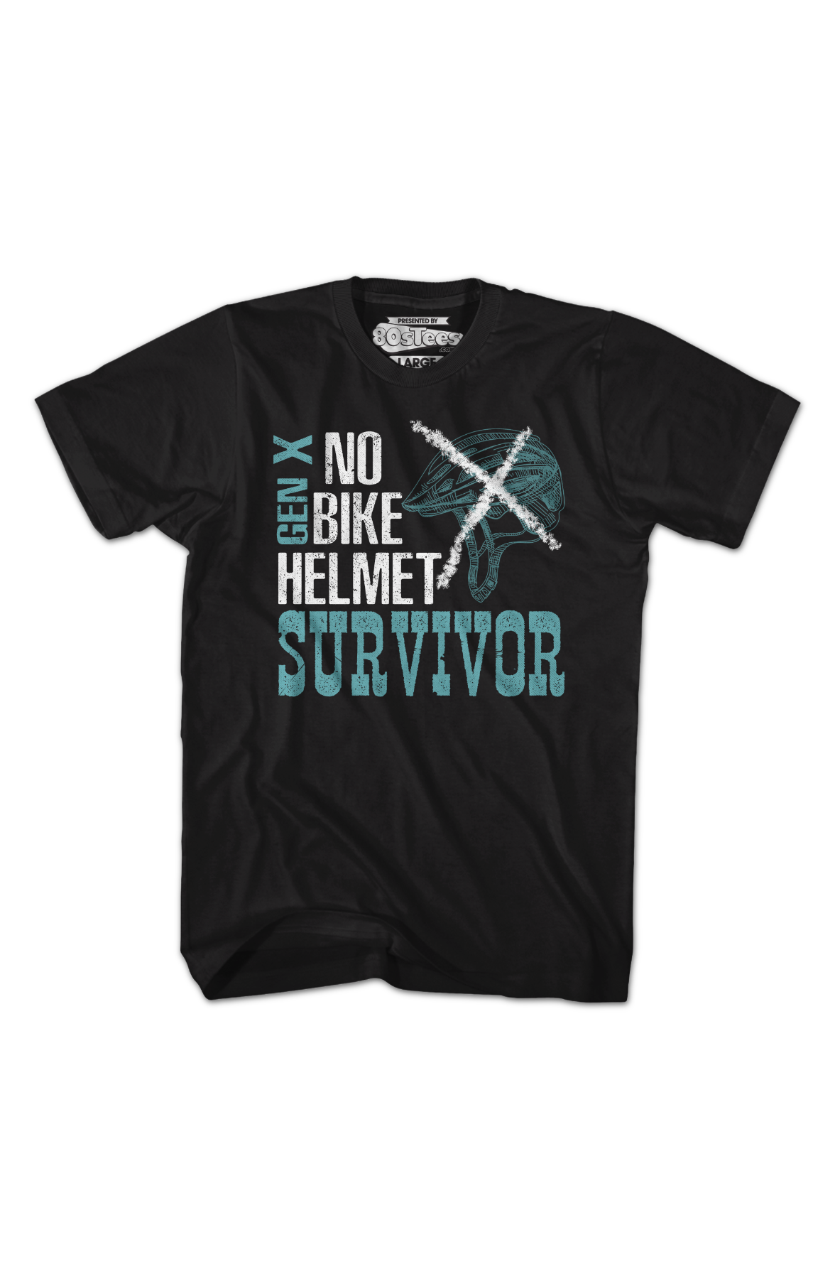 No Bike Helmet Survivor T-Shirt Hoodie, Sweatshirt | CiraTrend.com (Image 2)