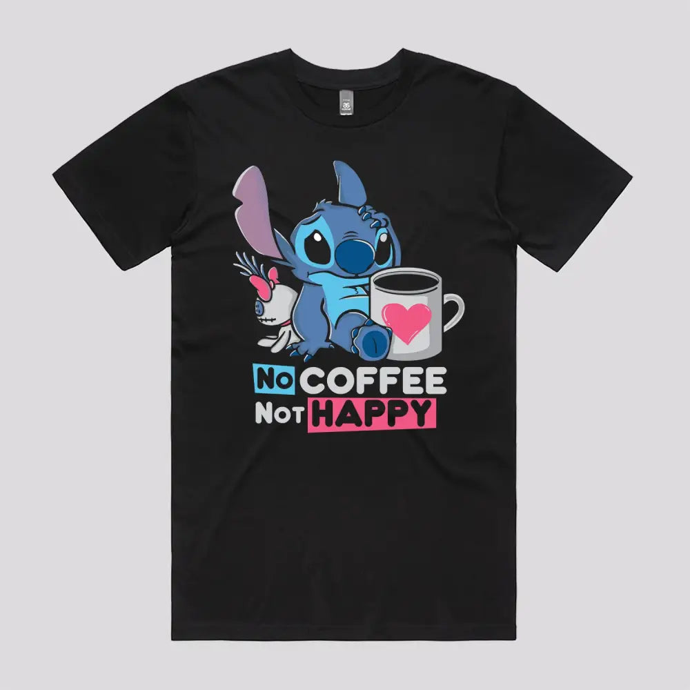 No Coffee Not Happy T-Shirt Hoodie, Sweatshirt | CiraTrend.com (Image 5)