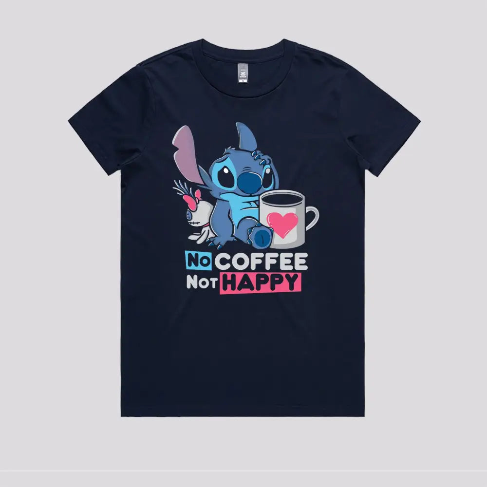 No Coffee Not Happy T-Shirt Hoodie, Sweatshirt | CiraTrend.com (Image 3)