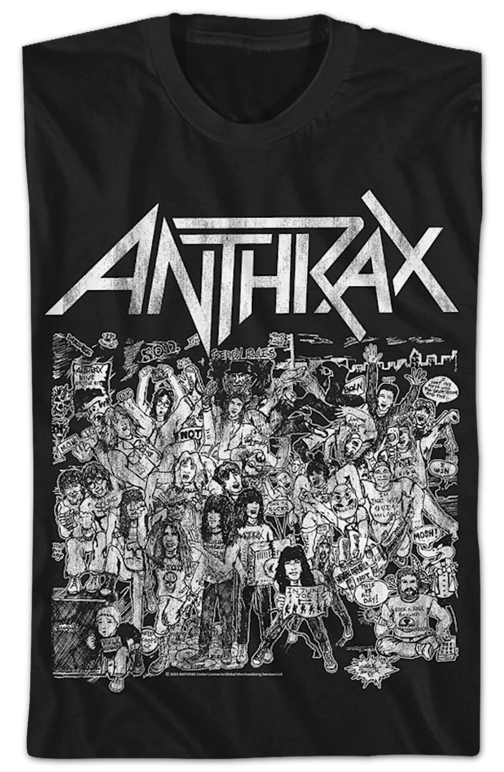 No Frills Anthrax T-Shirt Hoodie, Sweatshirt | CiraTrend.com (Image 2)