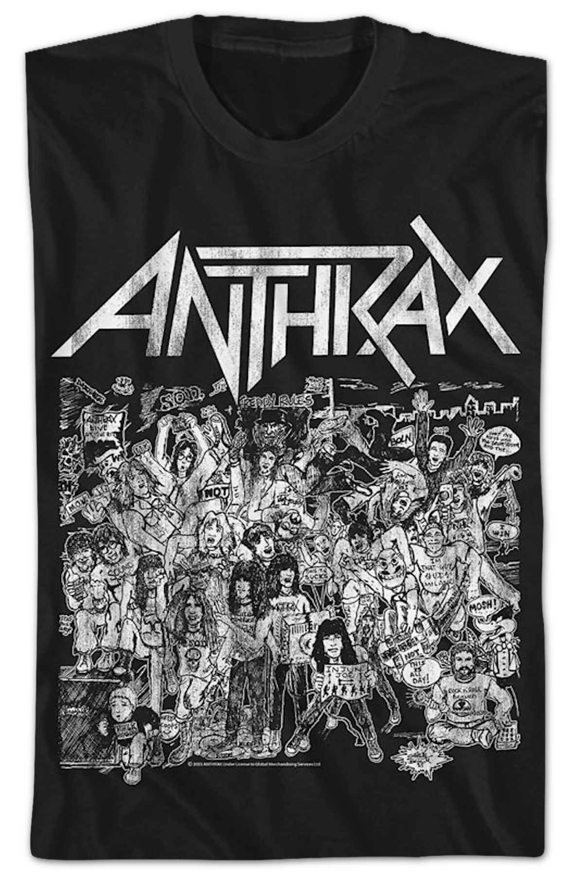 No Frills Anthrax T-Shirt Hoodie, Sweatshirt | CiraTrend.com (Image 2)