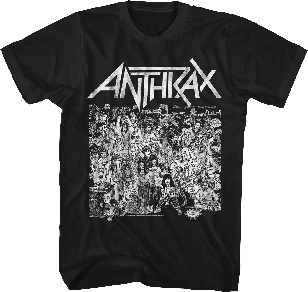 No Frills Anthrax T-Shirt Hoodie, Sweatshirt | CiraTrend.com (Image 1)
