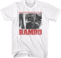 No Man No Law No War Can Stop Him Rambo T-Shirt Hoodie, Sweatshirt | CiraTrend.com (Image 1)
