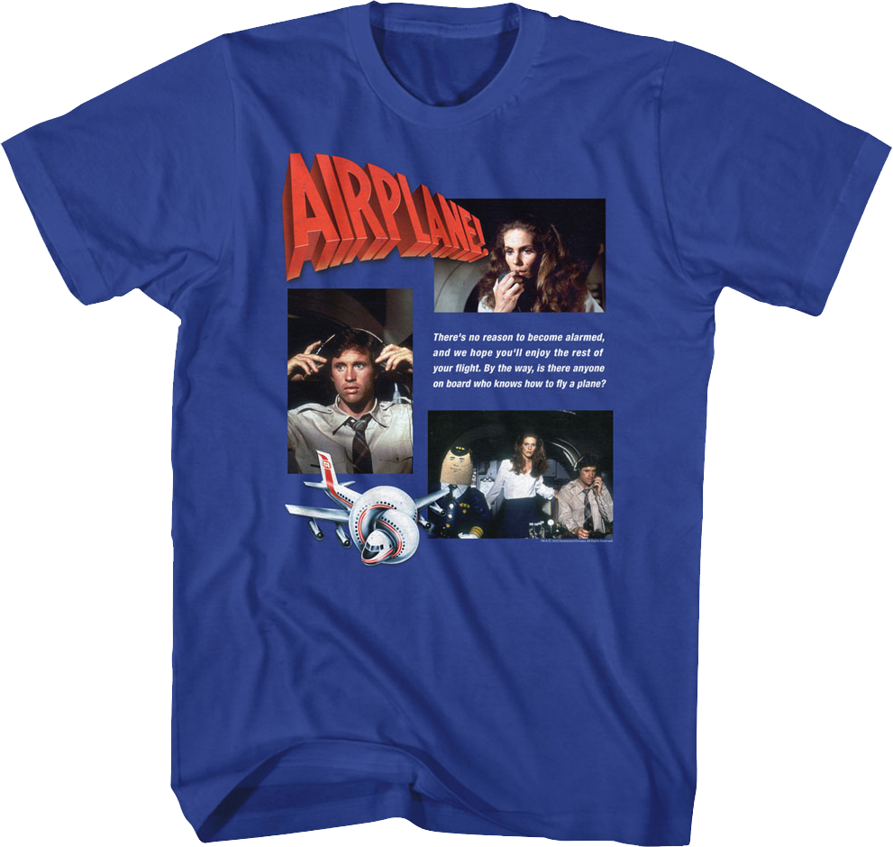 No Reason To Become Alarmed Airplane T-Shirt Hoodie, Sweatshirt | CiraTrend.com (Image 1)