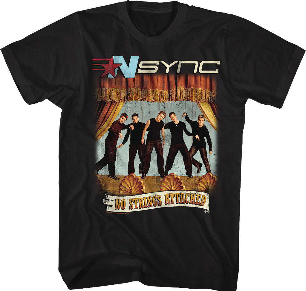 No Strings Attached NSYNC T-Shirt Hoodie, Sweatshirt | CiraTrend.com (Image 1)