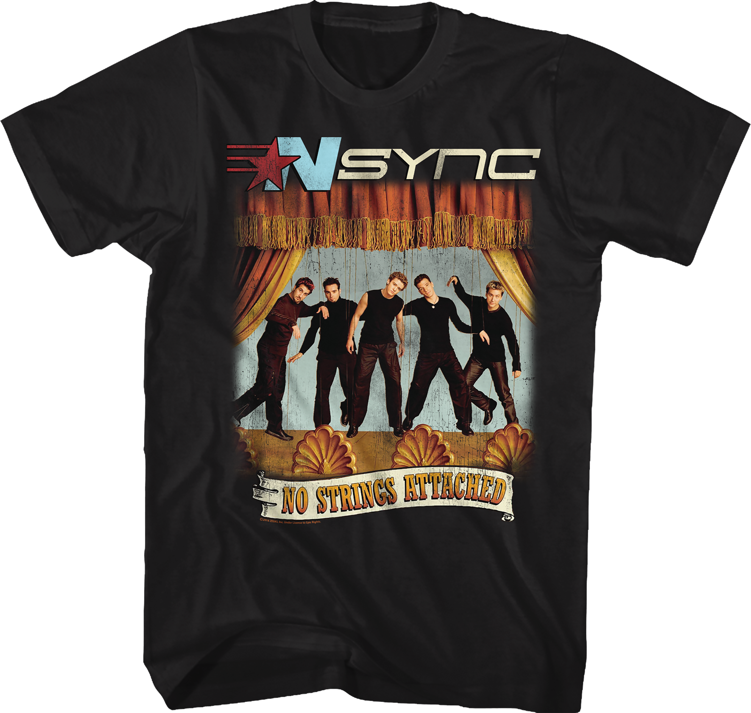 No Strings Attached NSYNC T-Shirt Hoodie, Sweatshirt | CiraTrend.com (Image 1)