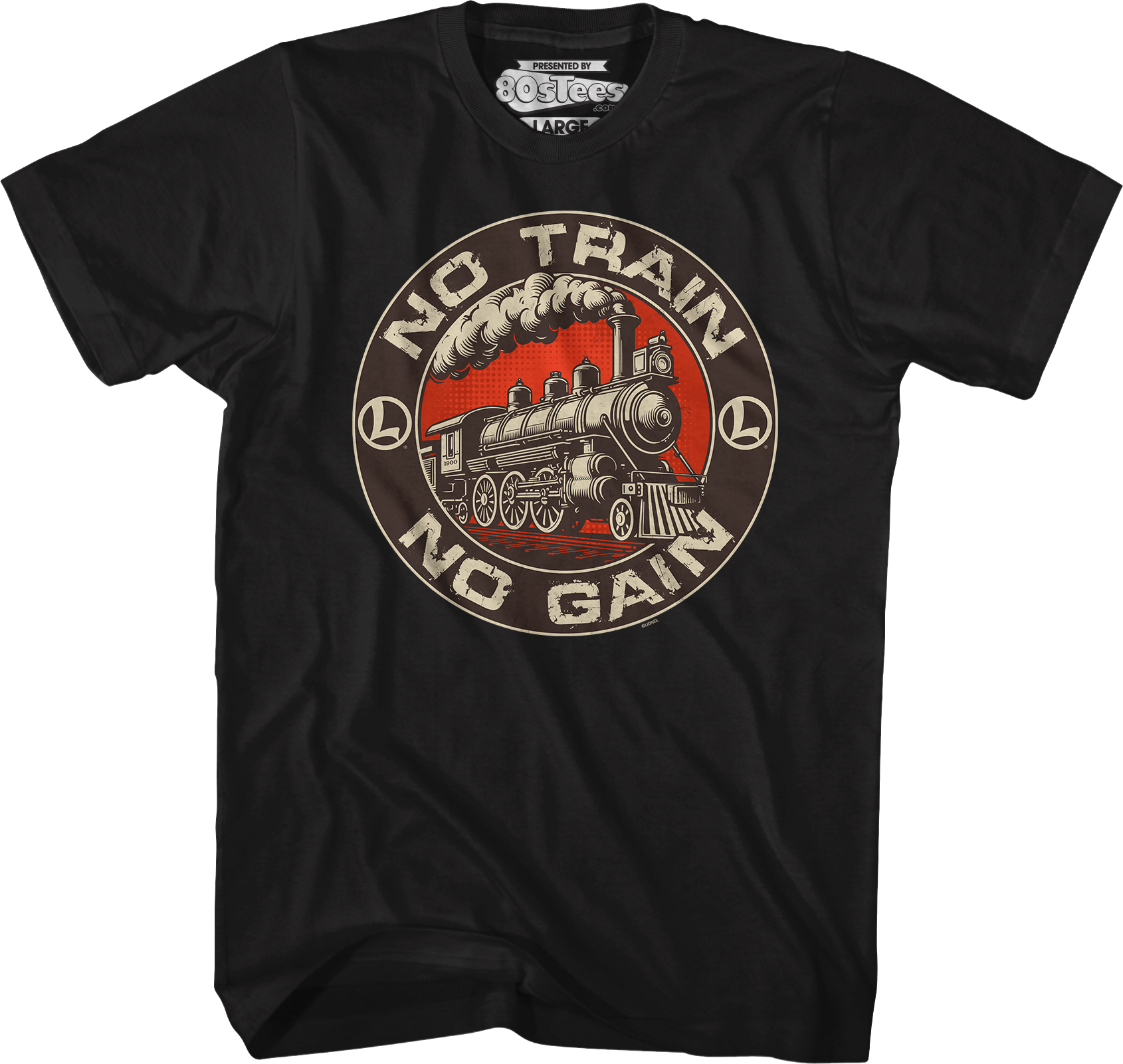 No Train No Gain Lionel Trains T-Shirt Hoodie, Sweatshirt | CiraTrend.com (Image 1)