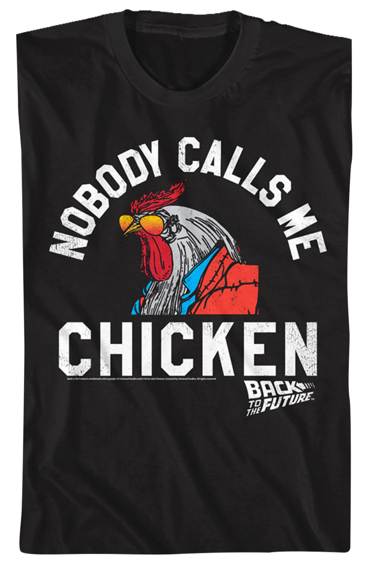 Nobody Calls Me Chicken Back To The Future T-Shirt Hoodie, Sweatshirt | CiraTrend.com (Image 2)