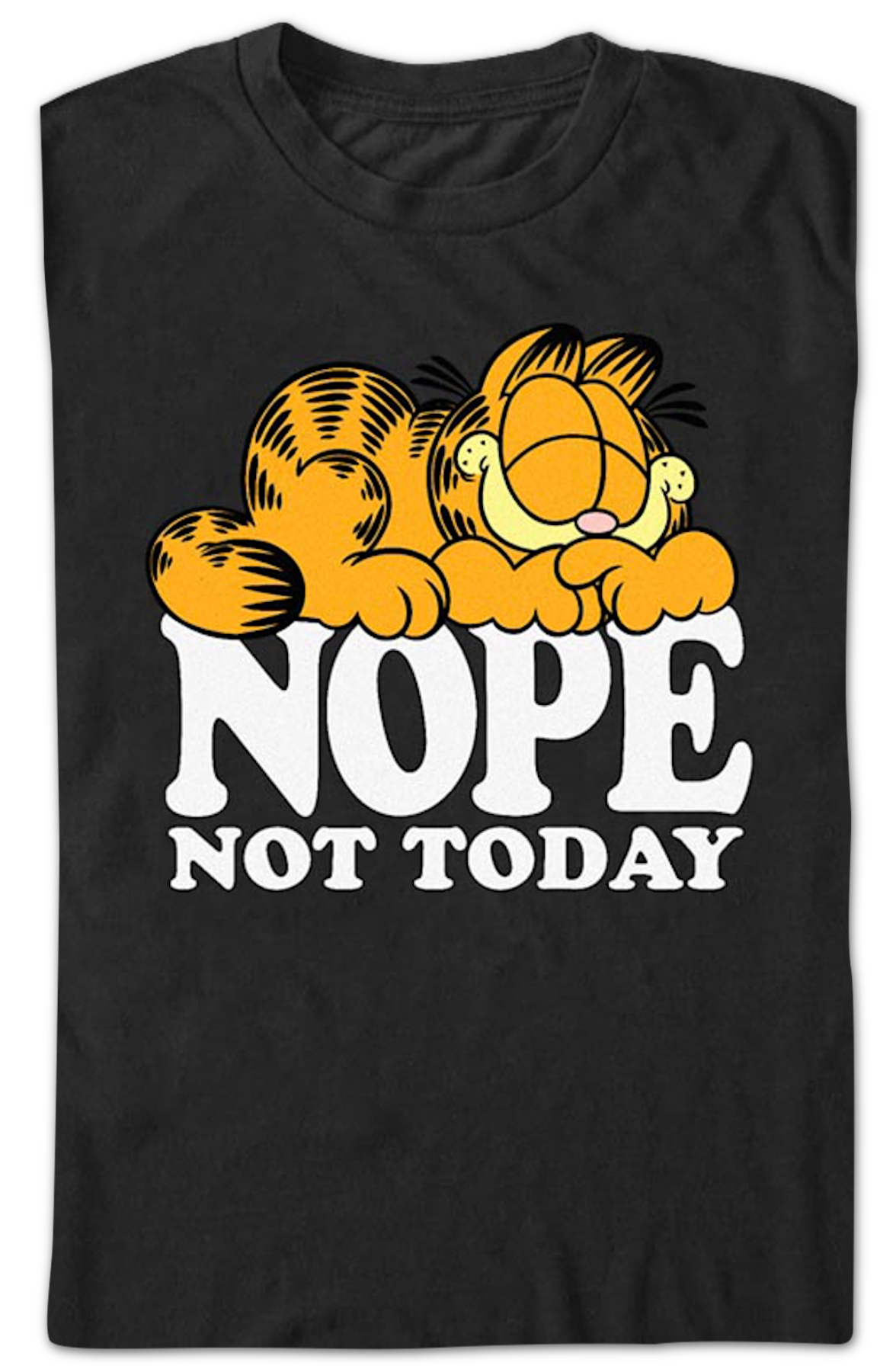 Nope Not Today Garfield T-Shirt Hoodie, Sweatshirt | CiraTrend.com (Image 2)