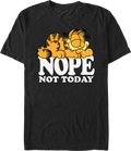 Nope Not Today Garfield T-Shirt Hoodie, Sweatshirt | CiraTrend.com (Image 1)