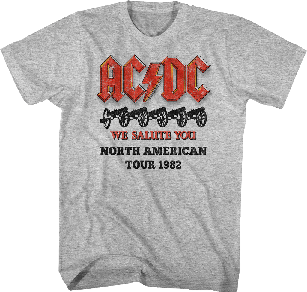 North American Tour 1982 ACDC Shirt Hoodie, Sweatshirt | CiraTrend.com (Image 1)