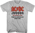 North American Tour 1982 ACDC Shirt Hoodie, Sweatshirt | CiraTrend.com (Image 1)