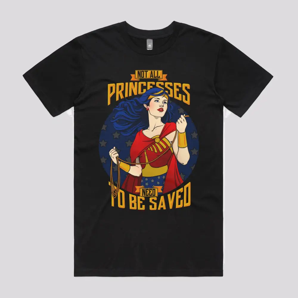 Not All Princesses Need To Be Saved T-Shirt Hoodie, Sweatshirt | CiraTrend.com (Image 2)