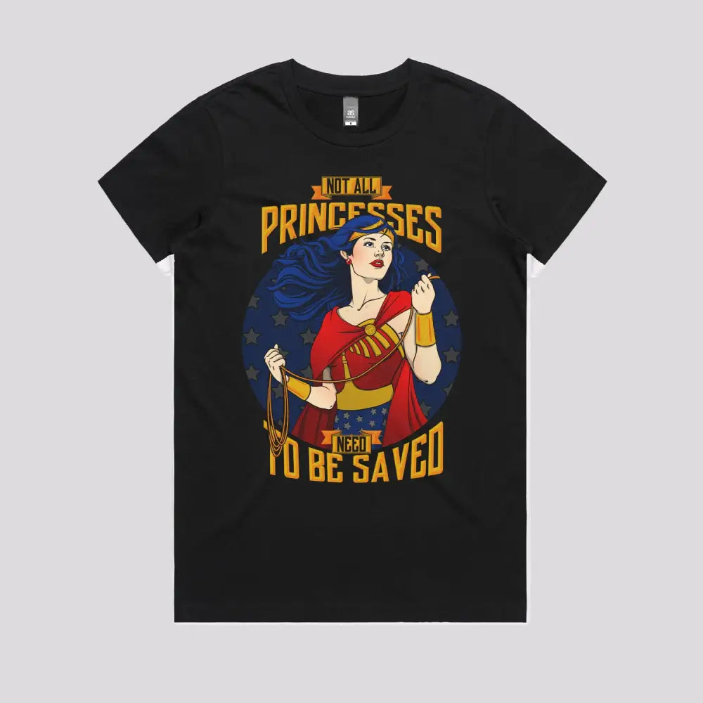 Not All Princesses Need To Be Saved T-Shirt Hoodie, Sweatshirt | CiraTrend.com (Image 3)