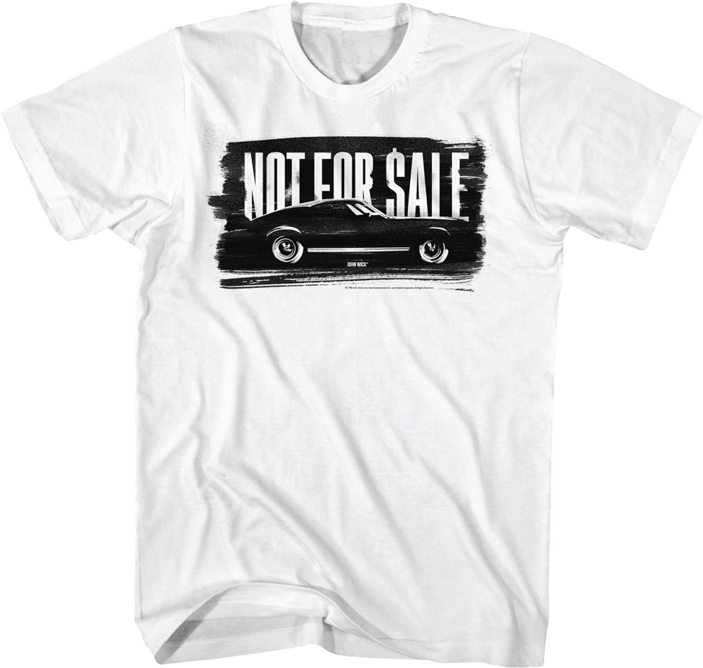 Not For Sale John Wick T-Shirt Hoodie, Sweatshirt | CiraTrend.com (Image 1)