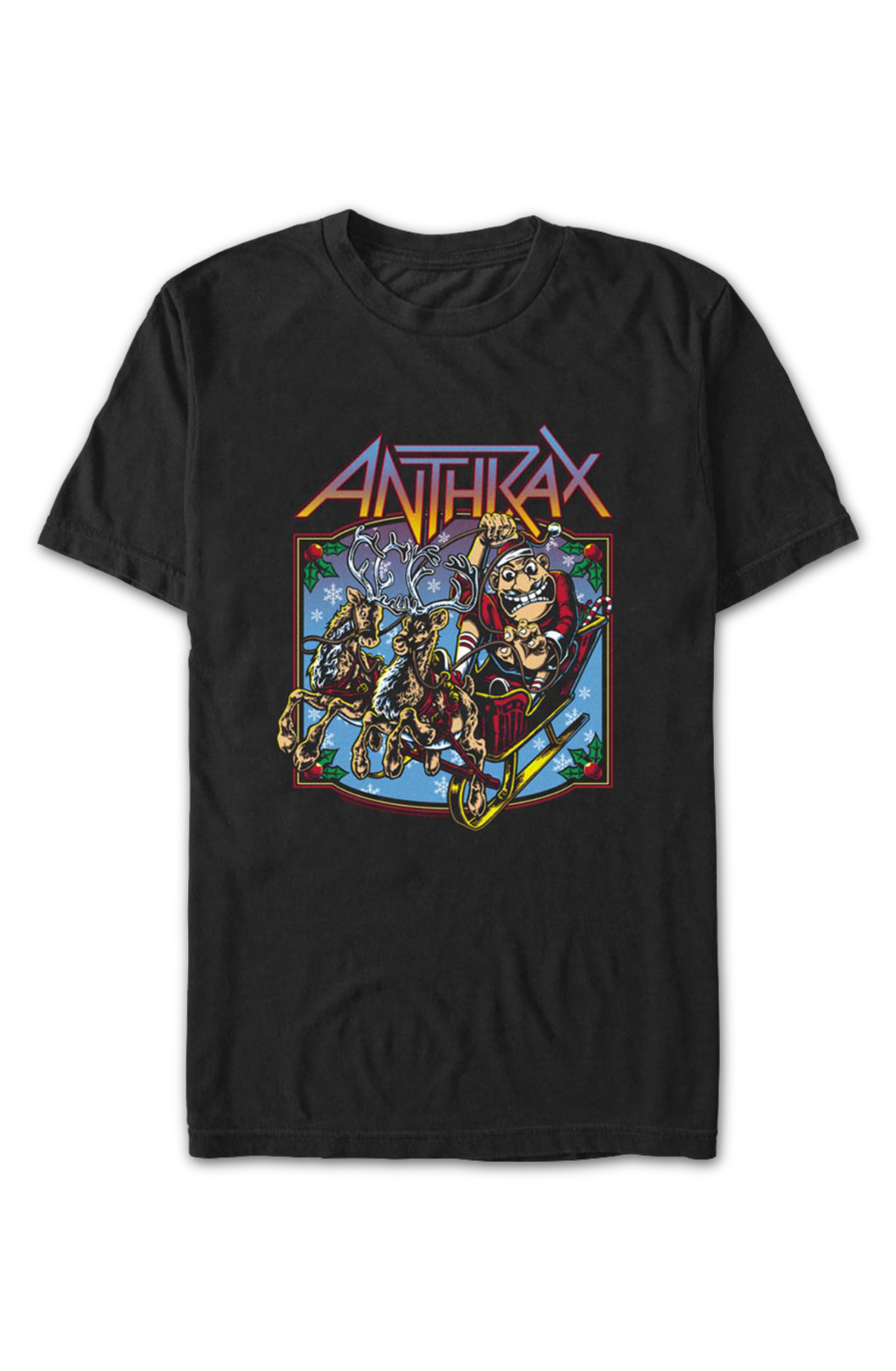Not Man Is Coming To Town Anthrax T-Shirt Hoodie, Sweatshirt | CiraTrend.com (Image 2)