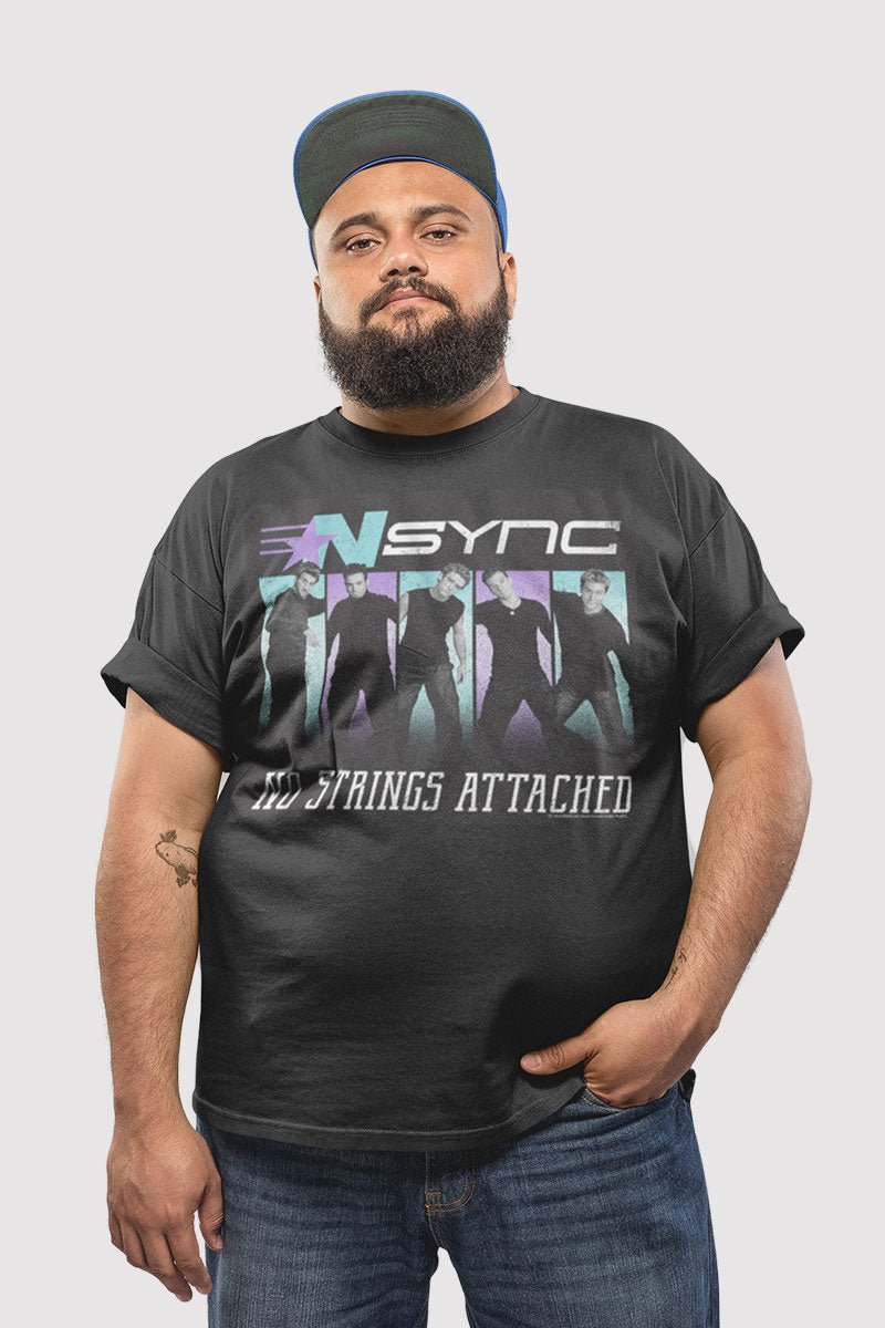 *NSYNC Blue Purple Big and Tall T-Shirt