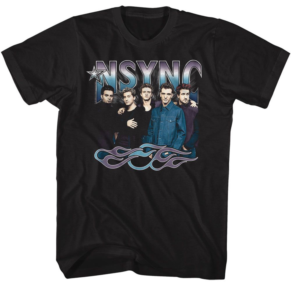 *NSYNC - Cool Tones And Flames Boyfriend Tee