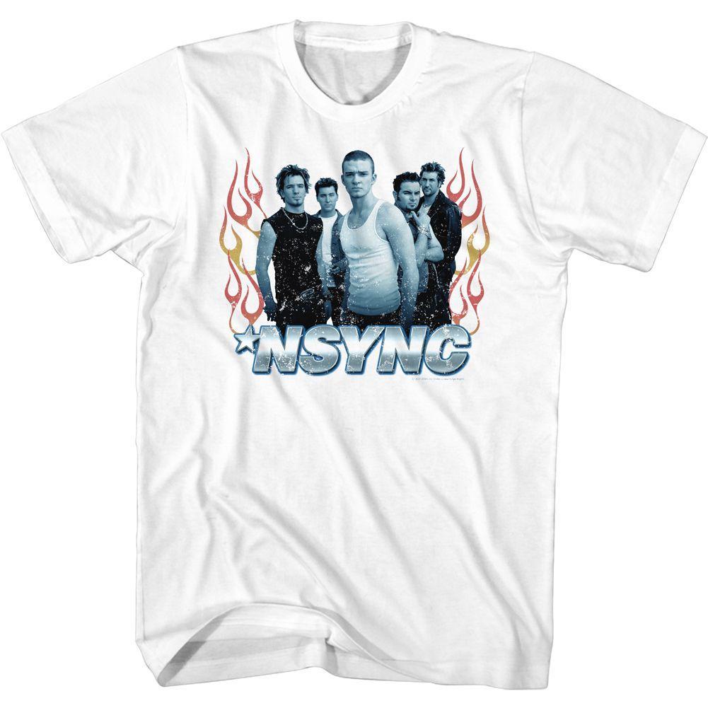 *NSYNC Flames Boyfriend Tee