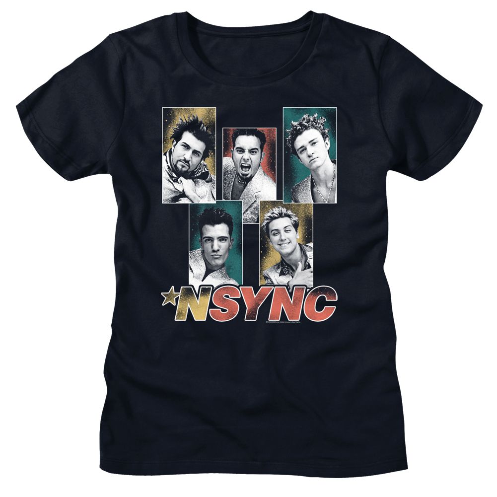 *NSYNC - Sparkly Boxes Womens T-Shirt