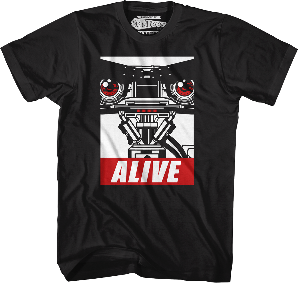 Number 5 Alive Short Circuit T-Shirt Hoodie, Sweatshirt | CiraTrend.com (Image 1)