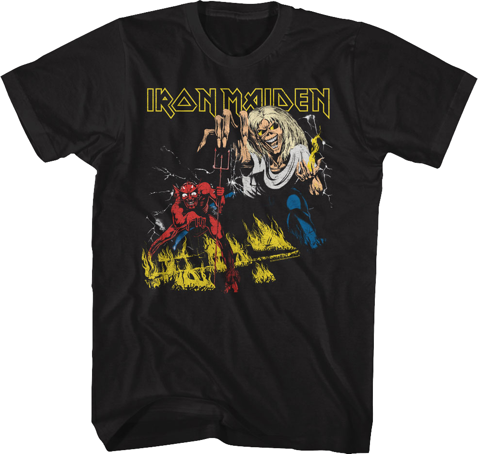 Number Of The Beast Iron Maiden T-Shirt Hoodie, Sweatshirt | CiraTrend.com (Image 1)