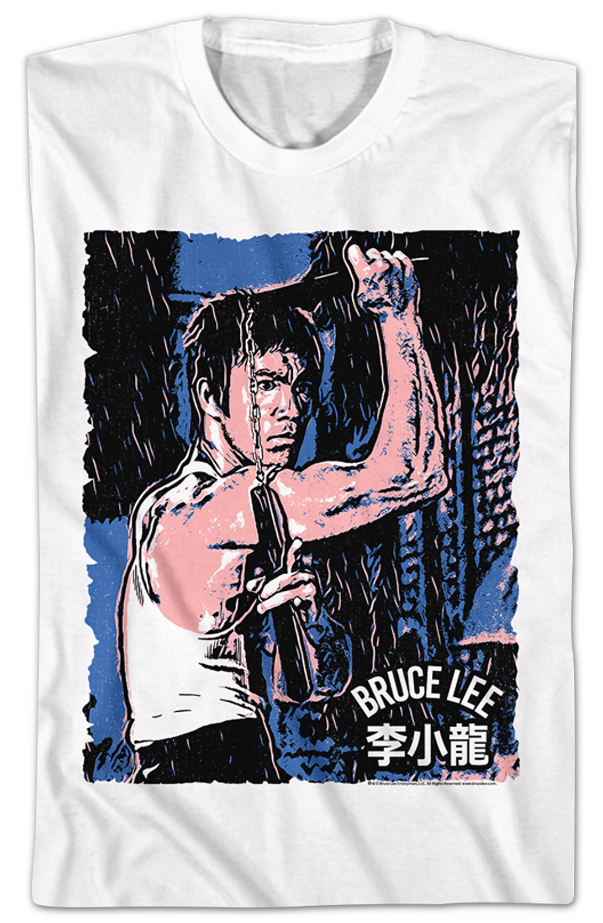 Nunchucks Artwork Bruce Lee T-Shirt Hoodie, Sweatshirt | CiraTrend.com (Image 2)