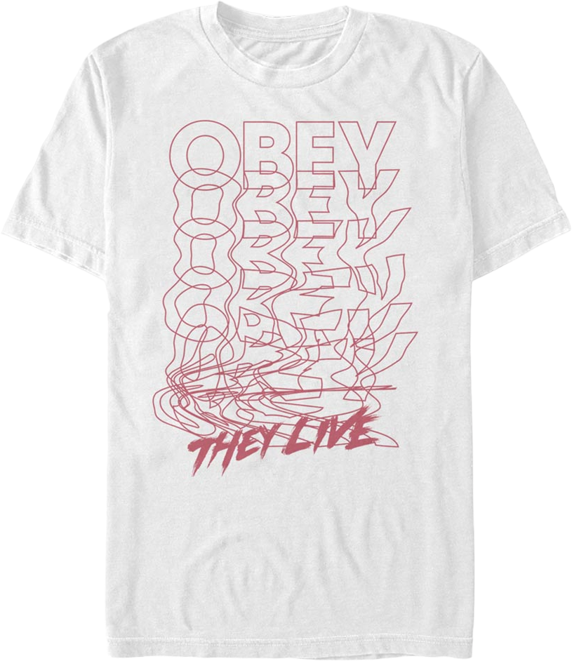 Obey Scribble They Live T-Shirt Hoodie, Sweatshirt | CiraTrend.com (Image 1)