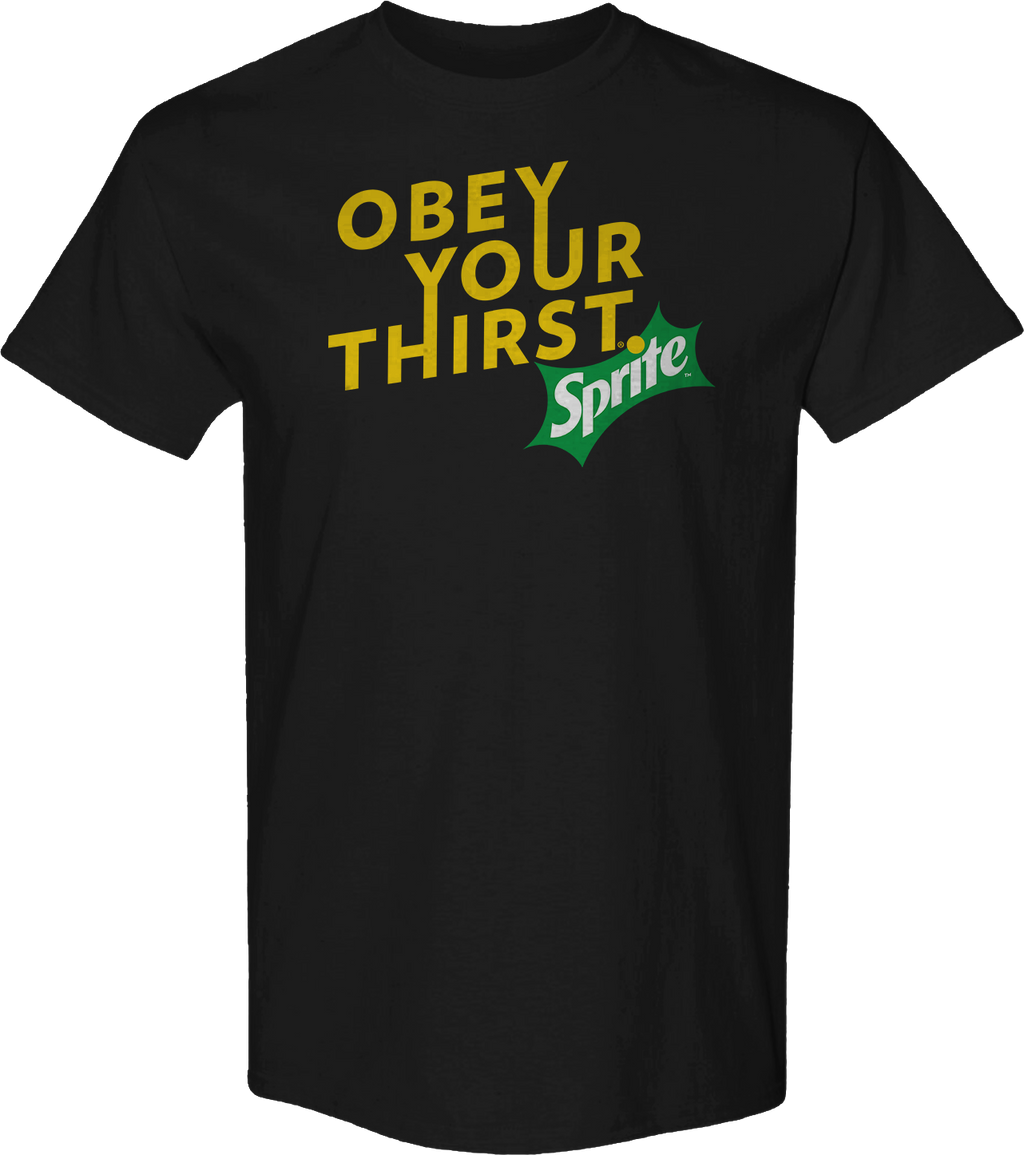 Obey Your Thirst Sprite T-Shirt Hoodie, Sweatshirt | CiraTrend.com (Image 1)