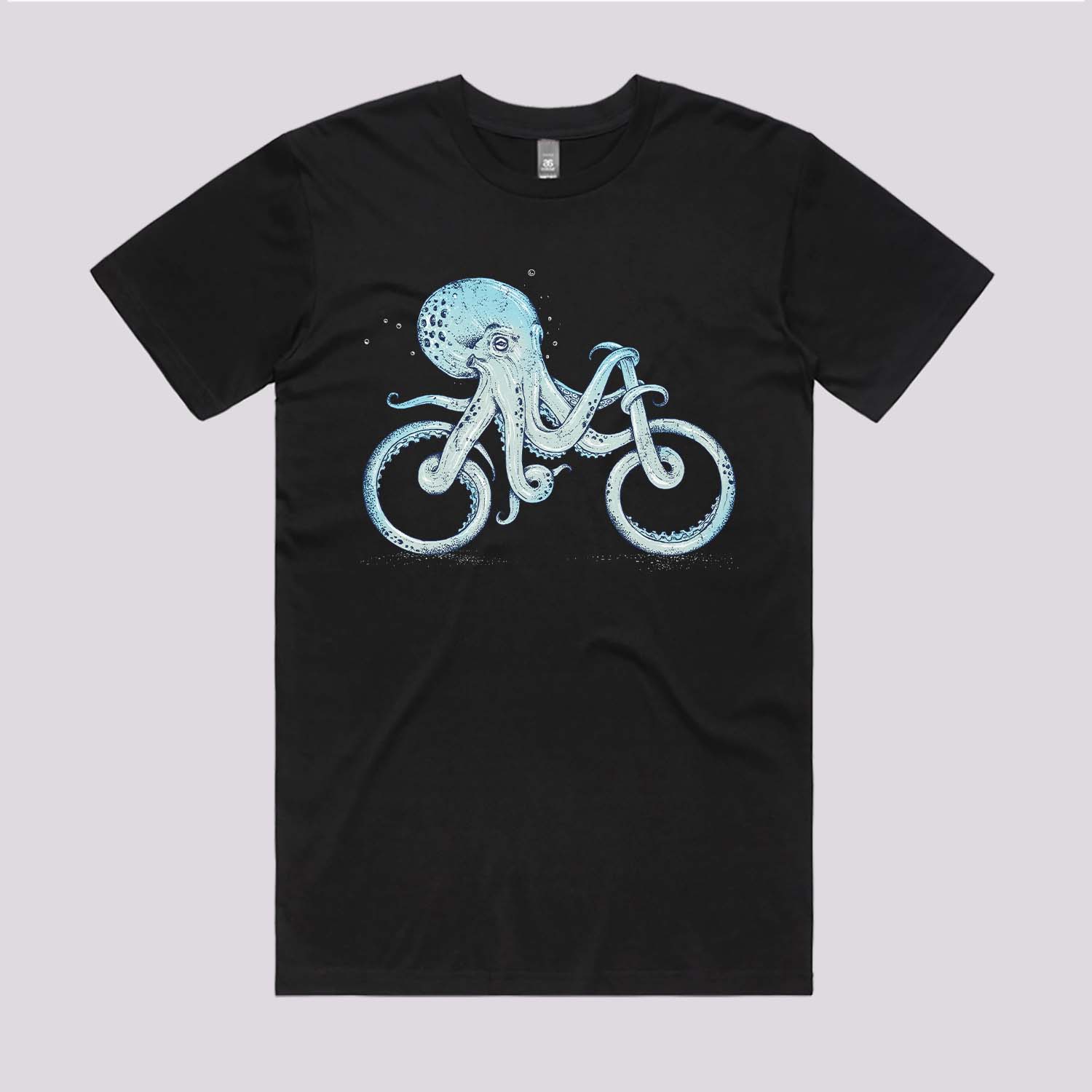 Bike Octopus T-Shirt Hoodie, Sweatshirt | CiraTrend.com (Image 2)