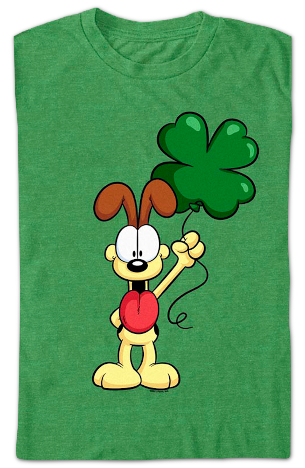 Odie's Shamrock Balloon Garfield T-Shirt Hoodie, Sweatshirt | CiraTrend.com (Image 2)
