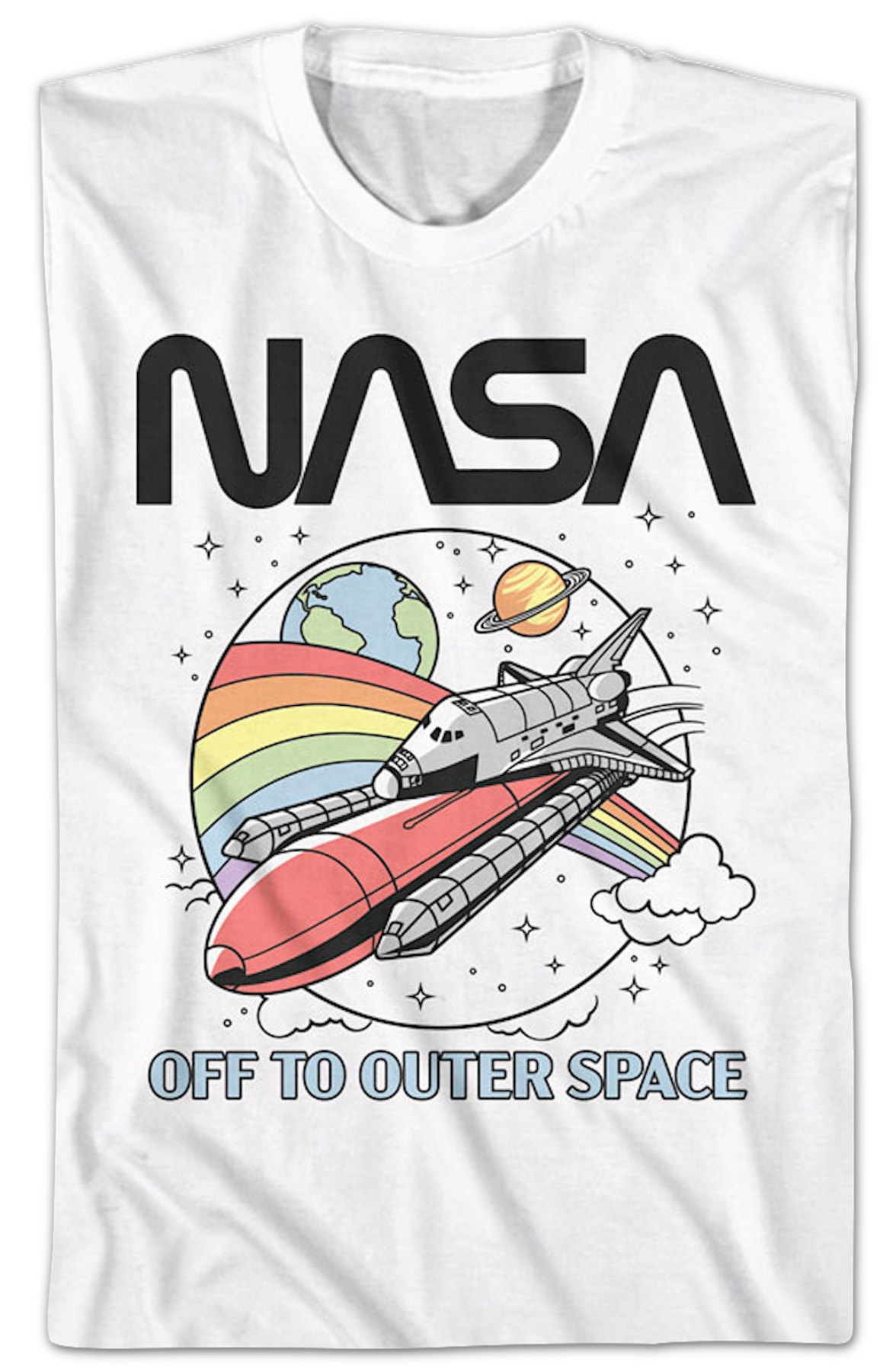 Off To Outer Space NASA T-Shirt Hoodie, Sweatshirt | CiraTrend.com (Image 2)