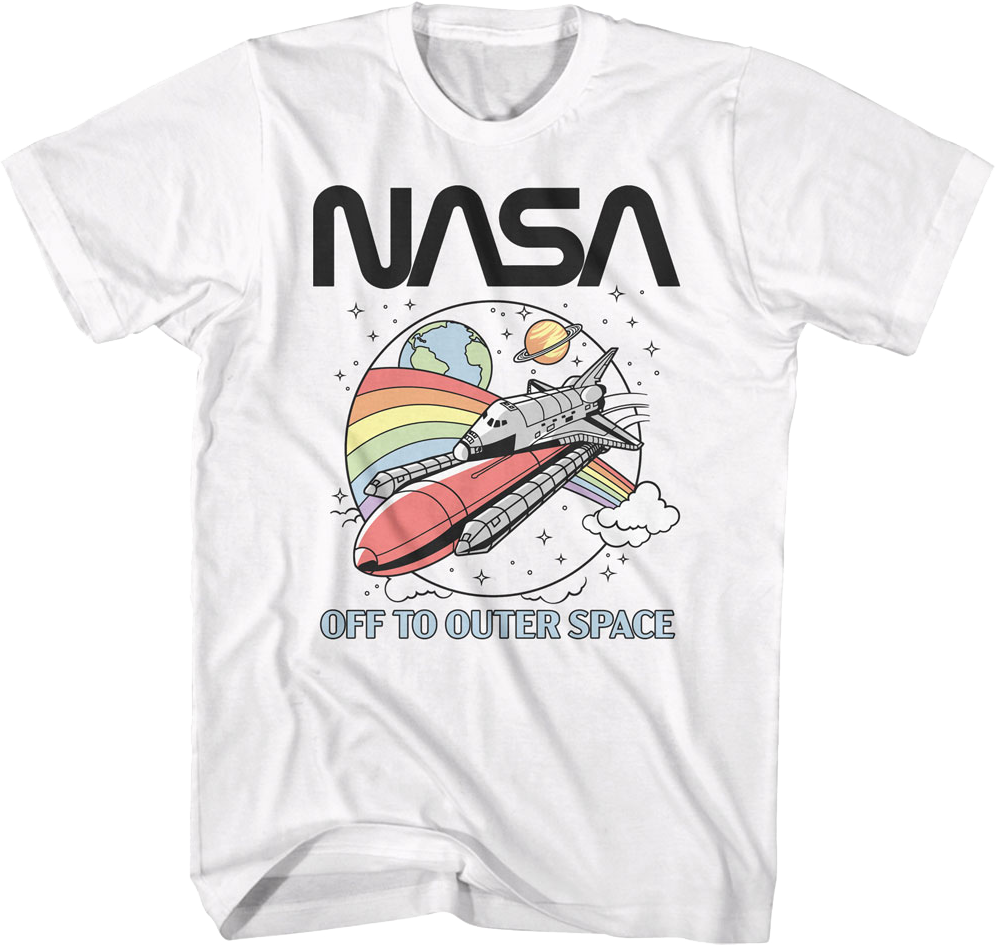 Off To Outer Space NASA T-Shirt Hoodie, Sweatshirt | CiraTrend.com (Image 1)