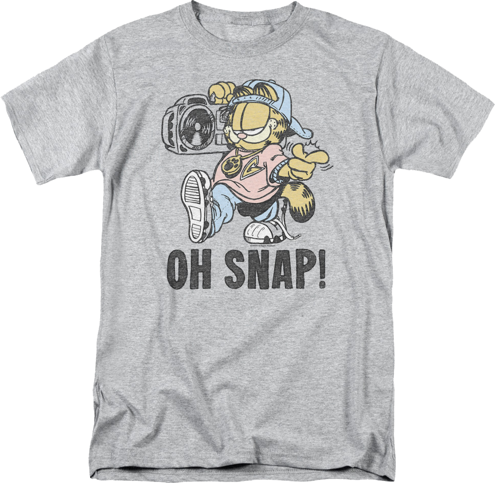 Oh Snap Garfield T-Shirt Hoodie, Sweatshirt | CiraTrend.com (Image 1)
