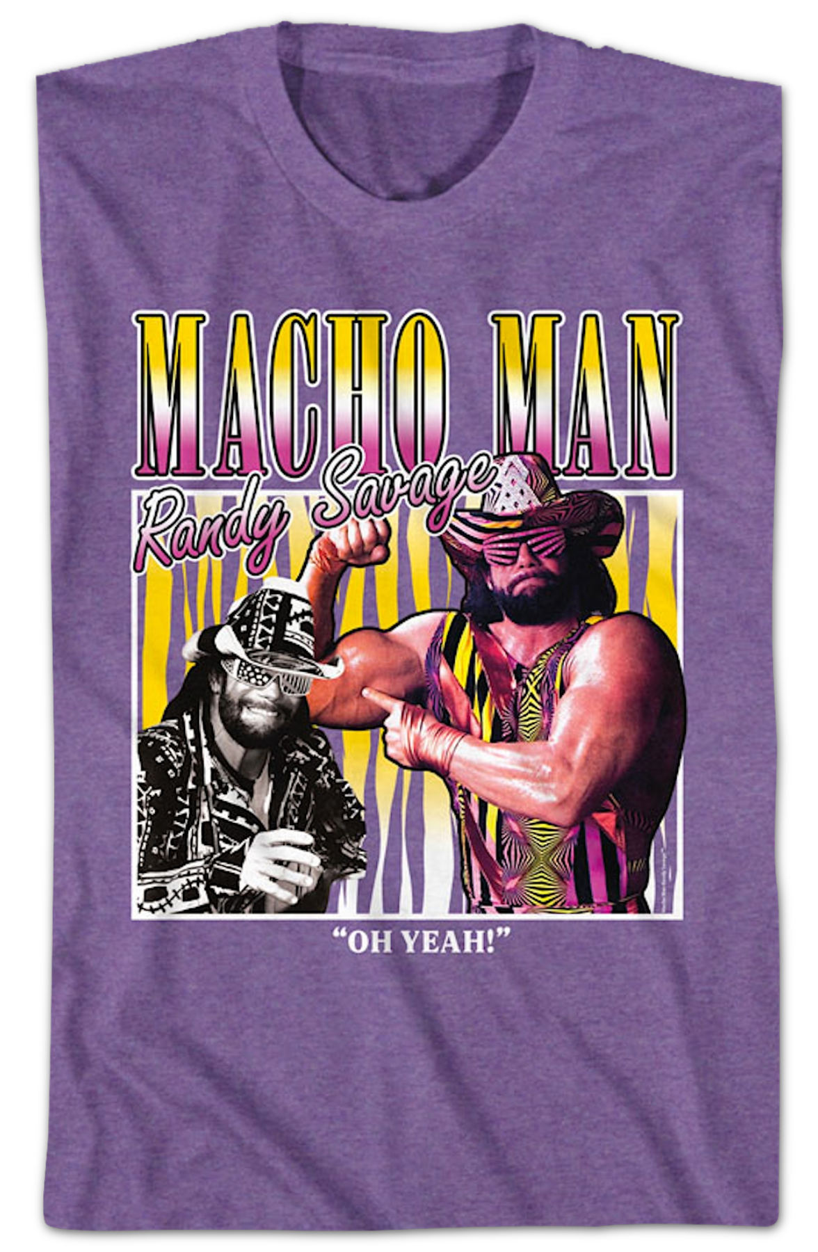 Oh Yeah Collage Macho Man Randy Savage T-Shirt Hoodie, Sweatshirt | CiraTrend.com (Image 2)
