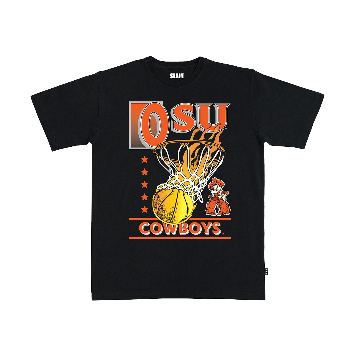Oklahoma State Hoops Vault Heavy Tee