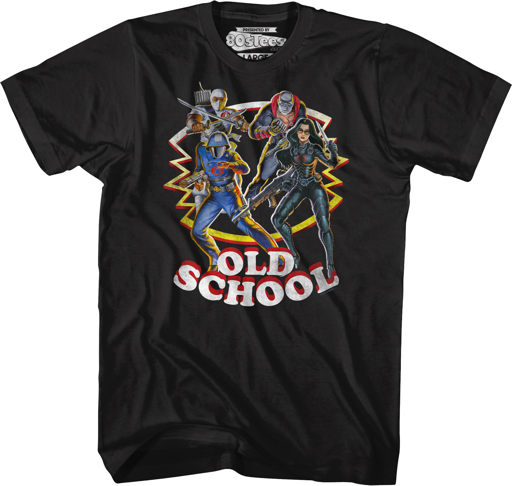 Old School Cobra GI Joe T-Shirt Hoodie, Sweatshirt | CiraTrend.com (Image 1)
