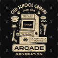 Old School Gamers T-Shirt Hoodie, Sweatshirt | CiraTrend.com (Image 1)