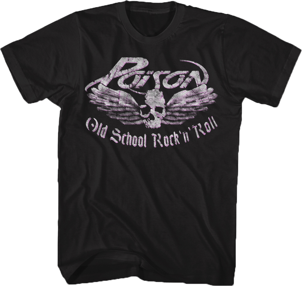 Old School Rock n Roll Poison T-Shirt Hoodie, Sweatshirt | CiraTrend.com (Image 1)