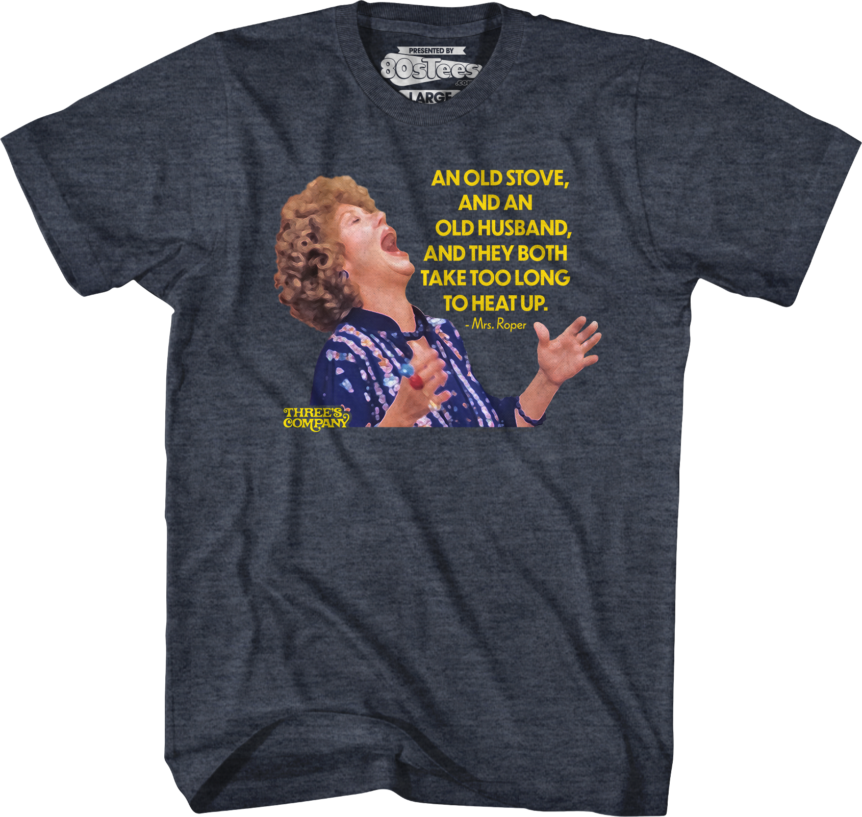 Old Stove Old Husband Three's Company T-Shirt Hoodie, Sweatshirt | CiraTrend.com (Image 3)