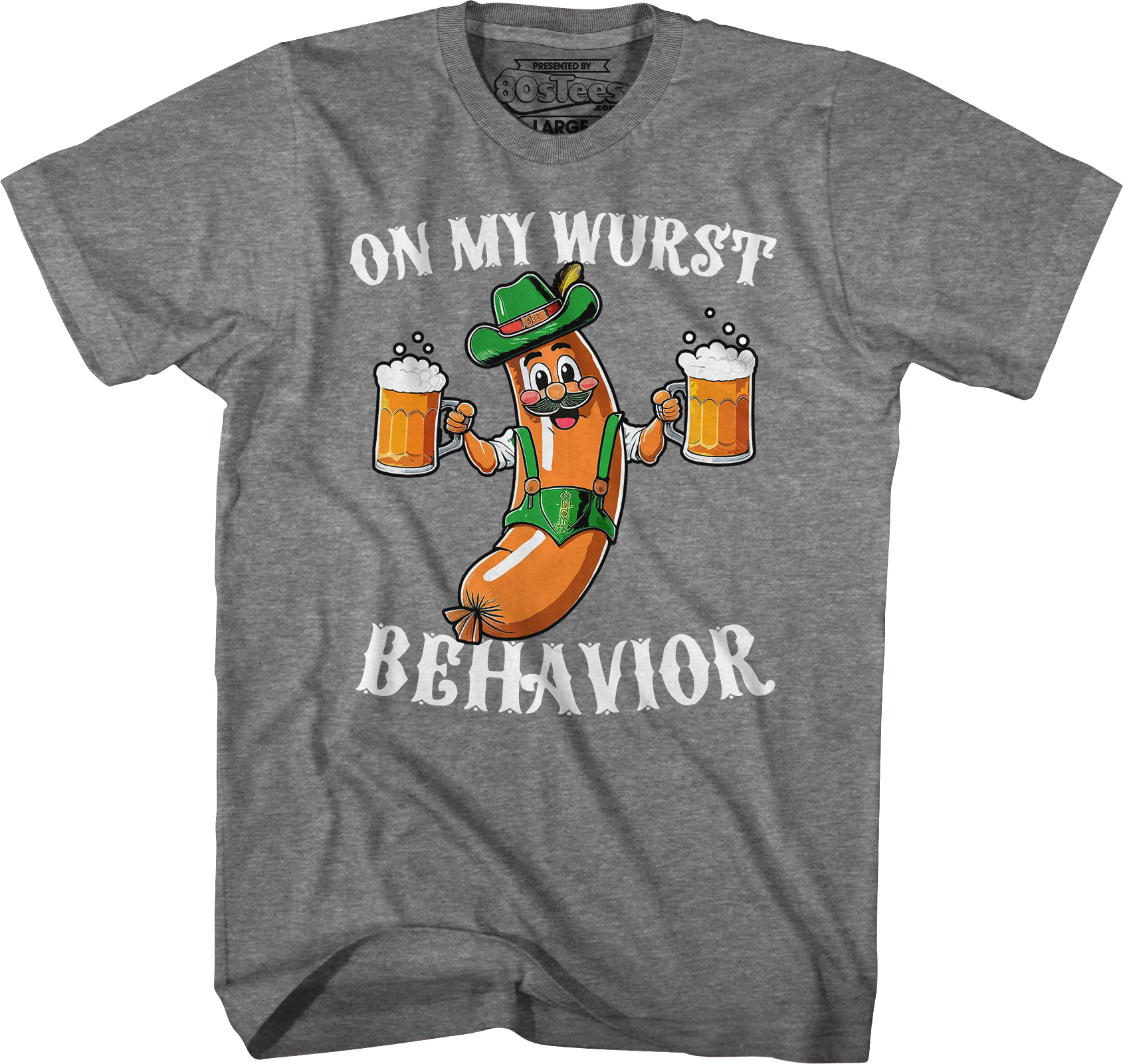 On My Wurst Behavior T-Shirt Hoodie, Sweatshirt | CiraTrend.com (Image 3)