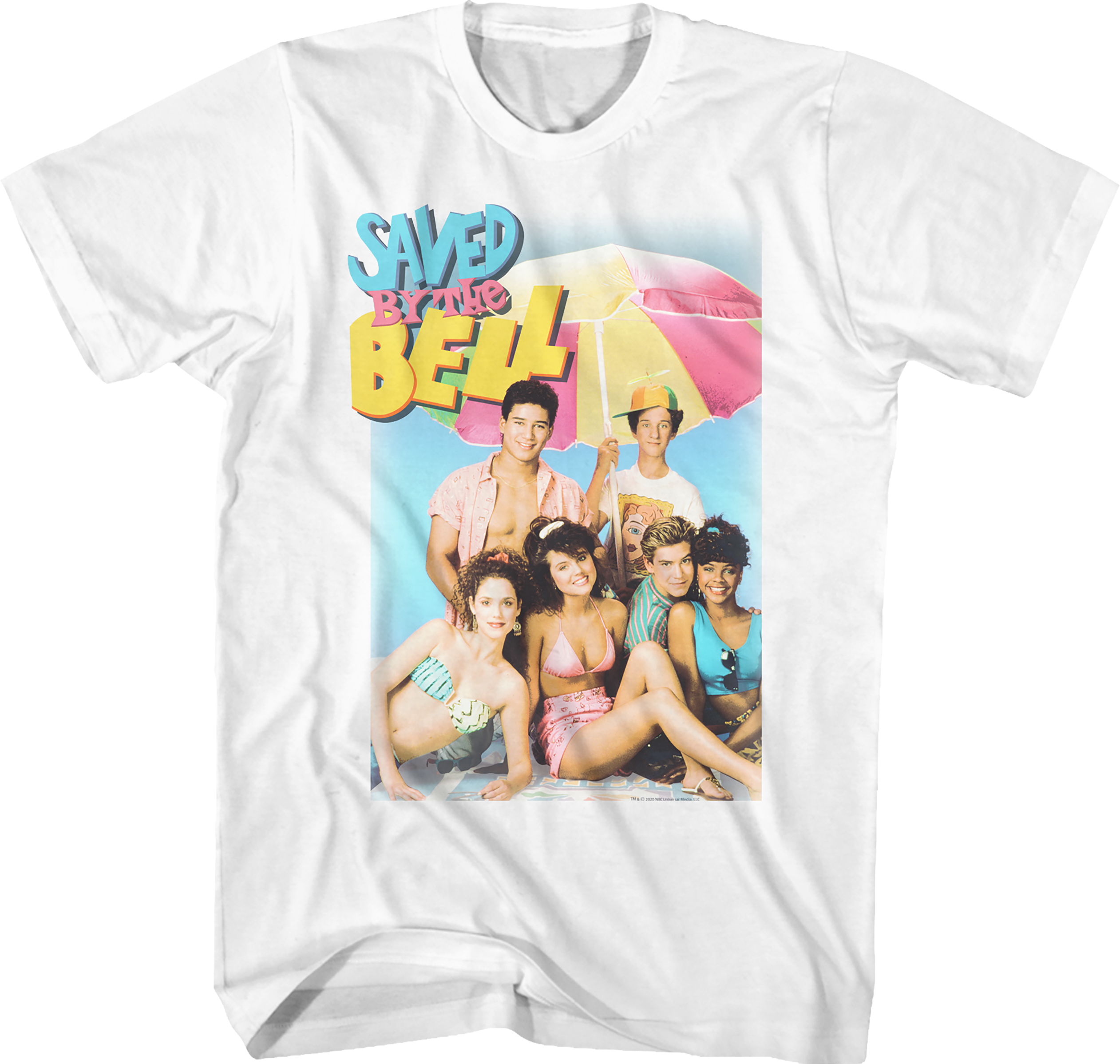 On The Beach Saved By The Bell T-Shirt Hoodie, Sweatshirt | CiraTrend.com (Image 1)