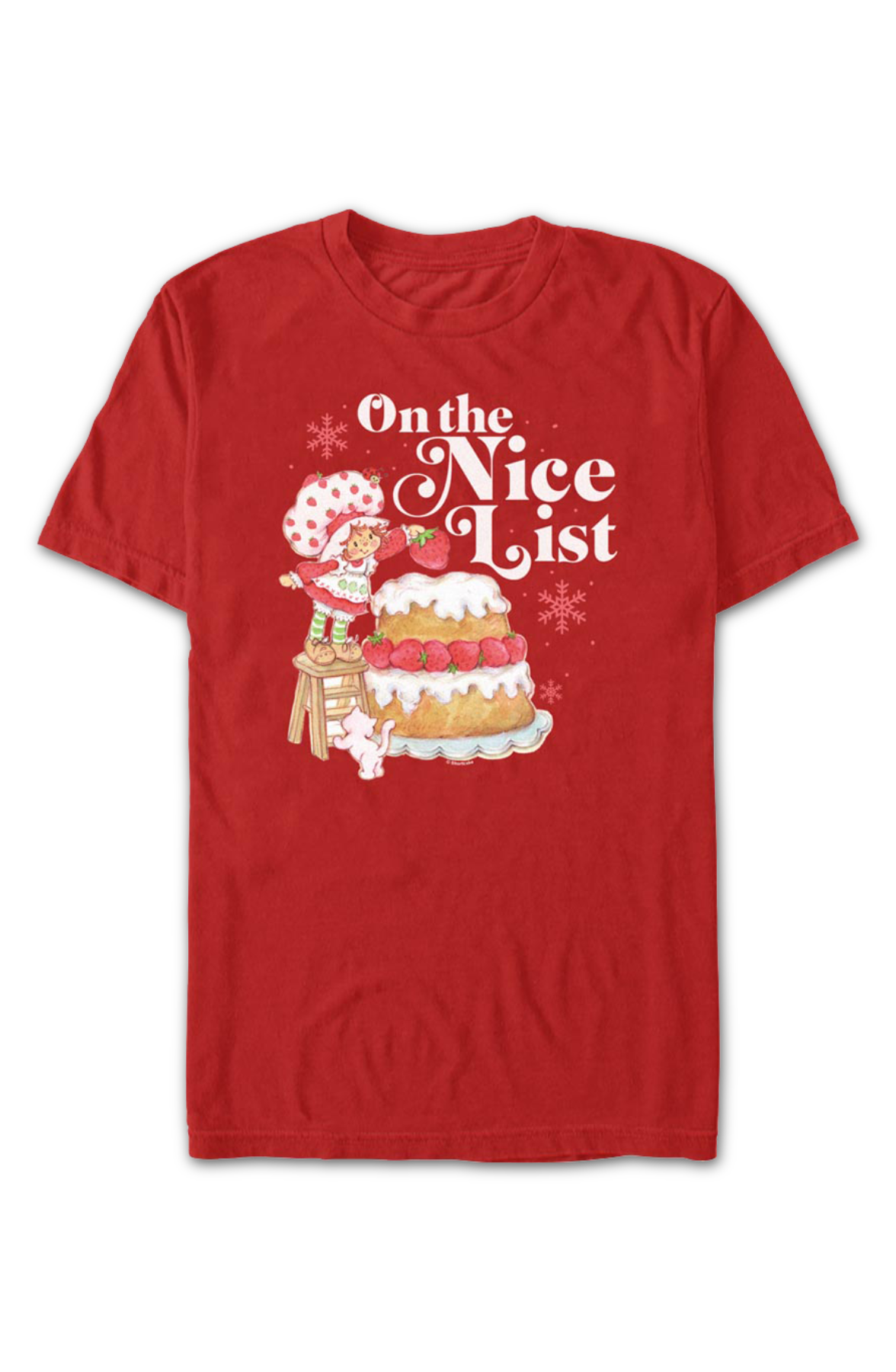 On The Nice List Strawberry Shortcake T-Shirt Hoodie, Sweatshirt | CiraTrend.com (Image 2)