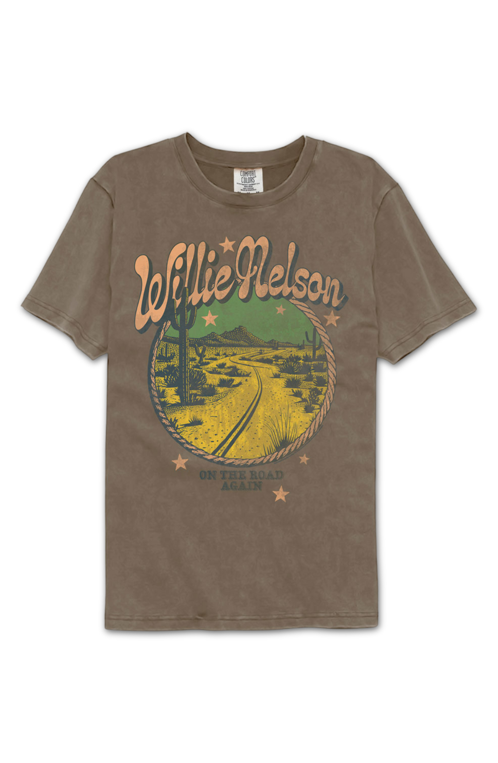 On The Road Again Willie Nelson Comfort Colors Brand T-Shirt Style001 Hoodie, Sweatshirt | CiraTrend.com (Image 2)