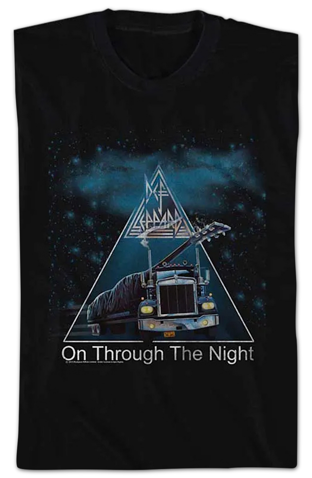 On Through The Night Triangle Def Leppard T-Shirt Hoodie, Sweatshirt | CiraTrend.com (Image 2)