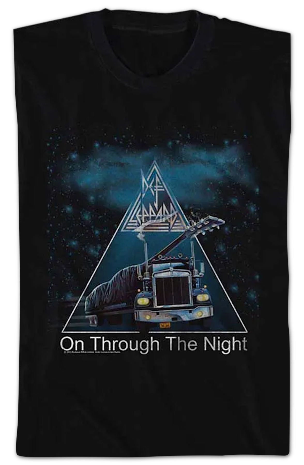 On Through The Night Triangle Def Leppard T-Shirt Hoodie, Sweatshirt | CiraTrend.com (Image 2)