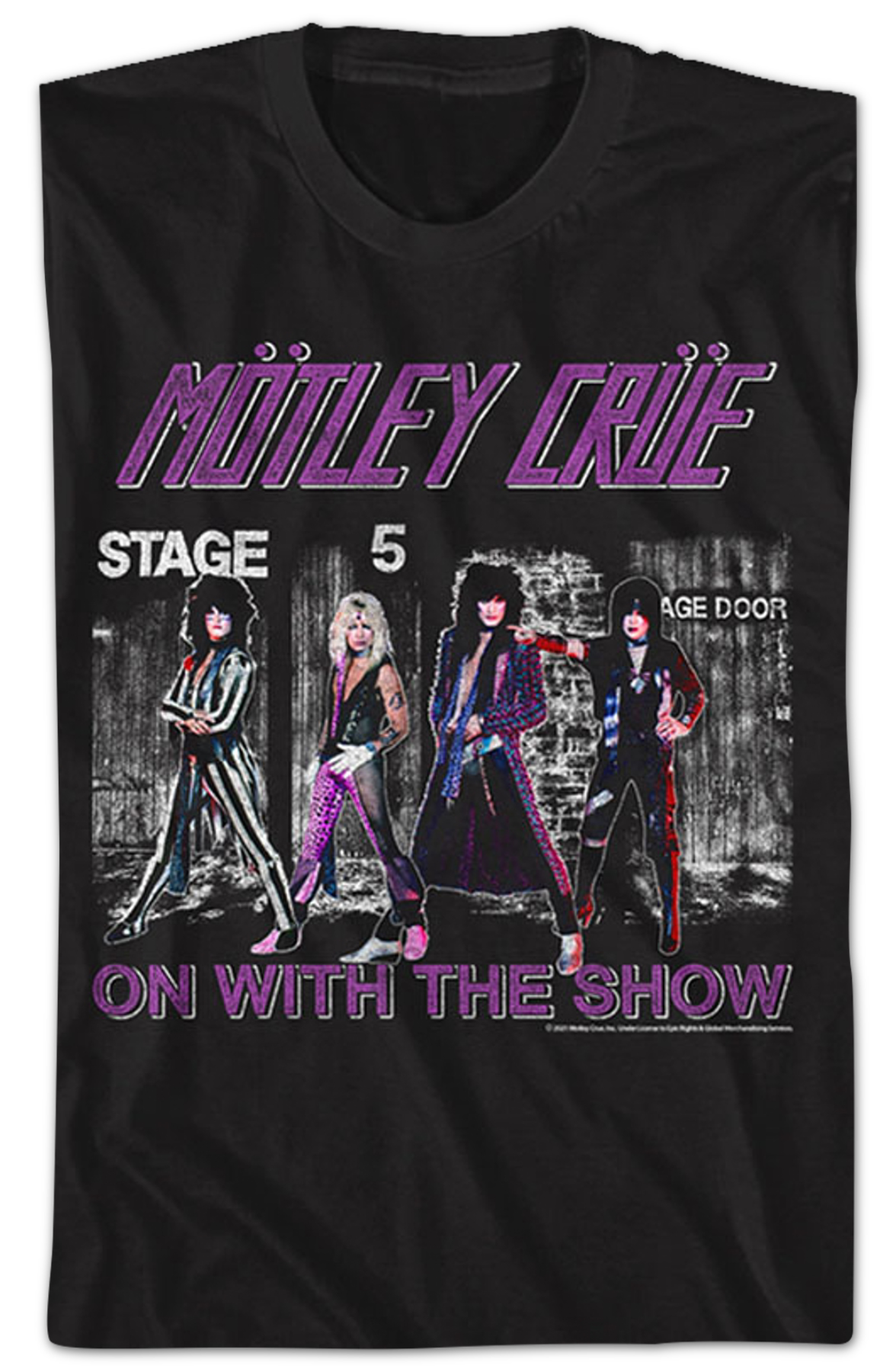 On With The Show Motley Crue T-Shirt Hoodie, Sweatshirt | CiraTrend.com (Image 2)