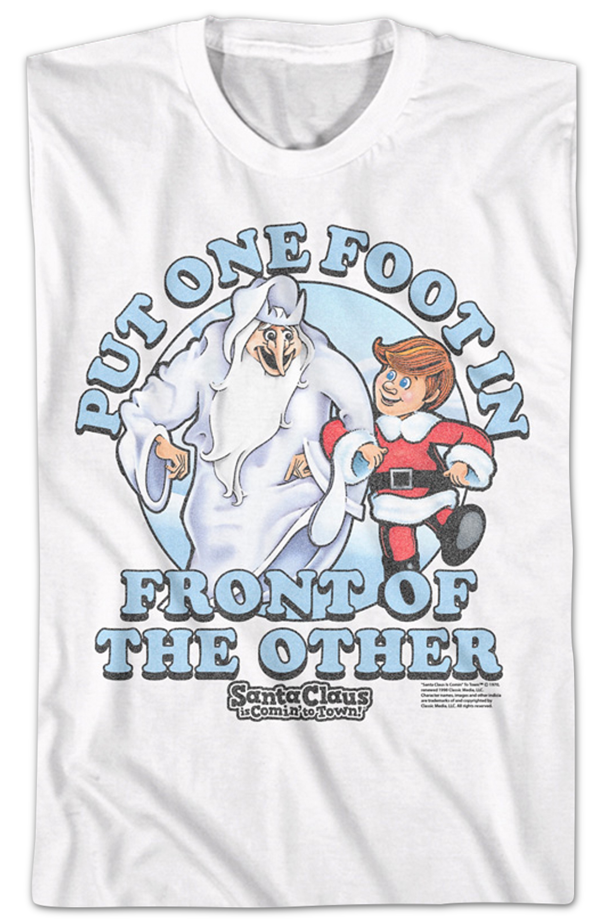 One Foot In Front Of The Other Santa Claus Is Comin' To Town T-Shirt Hoodie, Sweatshirt | CiraTrend.com (Image 2)