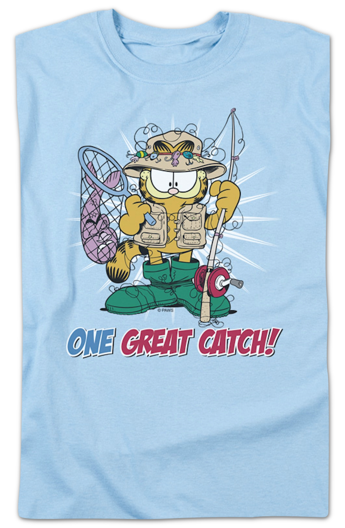 One Great Catch Garfield T-Shirt Hoodie, Sweatshirt | CiraTrend.com (Image 2)